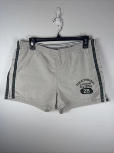 Vintage Abercrombie & Fitch Eastern Division 28 Retro gestreifte Sportshorts Herren M - Bild 1 von 11