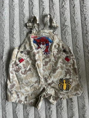 Mono bordado camuflaje raro vintage Marvel Amazing Spiderman Foto 1 de 4