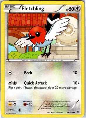 Fletchling Common XY - Phantom Forces 89/119 LP - Image 1 of 2