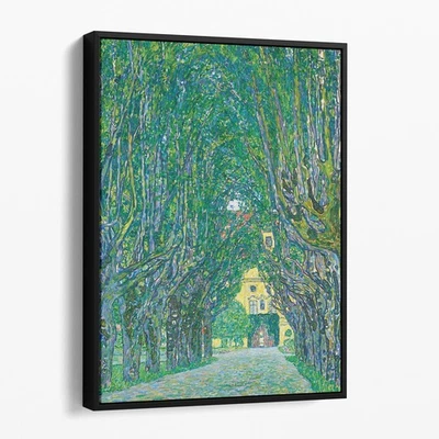 Avenue in the Park Gustav Klimt Green Garden Decor Canvas Wall Art Print - Image 1 of 4