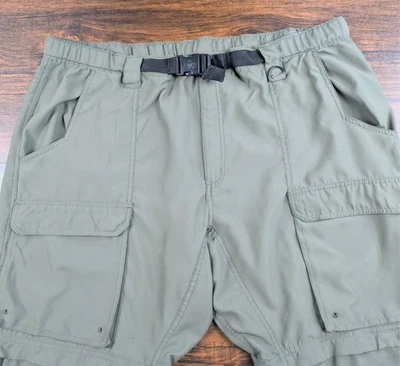 BOY SCOUTS OF AMERICA Pants Mens Switchback Convertible Classic 2XL Army Green - Image 1 of 4