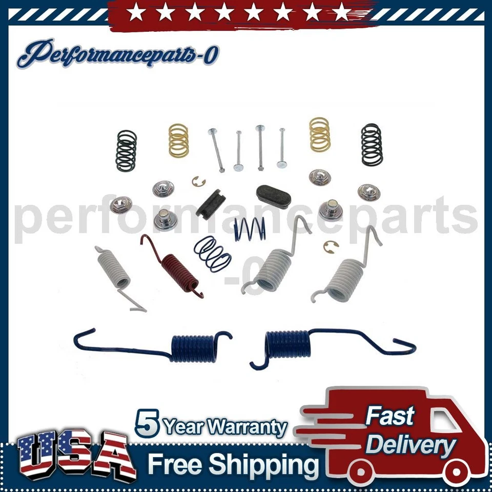 Kit de herrajes de freno de tambor trasero Carlson para Chevrolet Monte Carlo 1970-1988 Foto 1 de 2