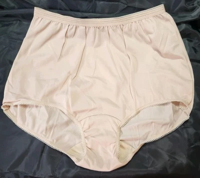 DE COLECCIÓN SEARS ALMOHADA LENGÜETA BEIGE ACETATO POLI BRAGAS CORTAS TALLA 6 NUEVAS SIN ETIQUETAS Foto 1 de 4