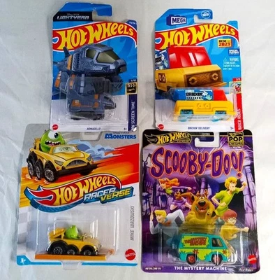 HOT WHEELS: ЛОТ ИЗ 4 ТОВАРОВ: SCOOBY-DOO, MONSTERS, LIGHTYEAR & MEGA - Изображение 1 из 4