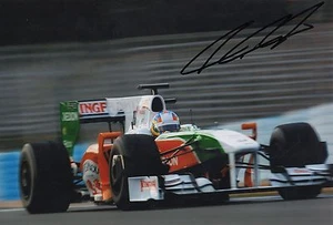 Formula One F1 Driver Paul Di Resta Hand Signed Photo Force India 19 - Picture 1 of 1