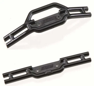 RPM 73982 & 73992 Traxxas 1/16 Mini E-Revo Front & Rear Bumper Set (Black) - Image 1 of 3