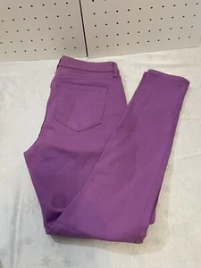 Old Navy Rockstar Super Skinny Purple Pants Women Sz 8 18.00 - Picture 1 of 3