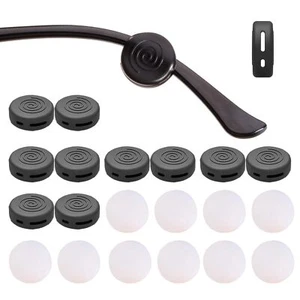 Glasses Ear Grips 10 Pairs Eyeglass Temple Tip Sleeve HolderSilicone Ear Hook... - Picture 1 of 7