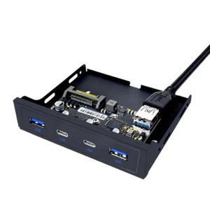 Multiport USB 3.2 Front Panel TypeC Expansion for Desktops 3.5" Floppy Drive - Afbeelding 1 van 6