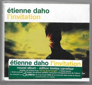 ETIENNE DAHO : L'INVITATION ▬ NEUF ! COLLECTOR 2 CD + LIVRET 32 p. MAKING OF - Imagen 1 de 1