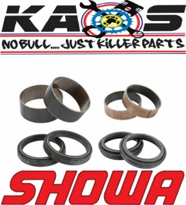 GENUINE SHOWA FORK SERVICE KIT CR 250 CRF 250 450 KXF 250 RMZ RM BUSHINGS SEALS - Picture 1 of 4