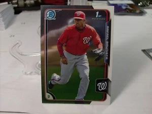 2015 Bowman Chrome Prospects #BCP42 - Rafael Bautista - Washington 15-067 - Picture 1 of 2