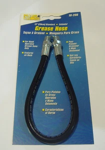 PLEWS 12" STANDARD FLEXIBLE GREASE HOSE 10-200 FLEX 1/8 " NPT - Picture 1 of 1