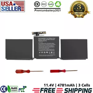 A1713 Battery for Apple MacBook Pro 13" A1708 (2016/2017 Version) MLL42CH/A - Picture 1 of 13