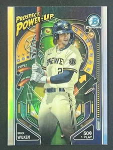 BROCK WILKEN 2024 Bowman Prospect Power Up #PP-7 Milwaukee Brewers - Bild 1 von 2