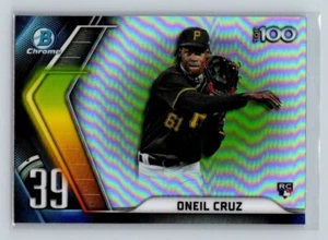 2022 Bowman Chrome Scouts Top 100 RC #BTP-39 Oneil Cruz Pittsburgh Pirates - Bild 1 von 2