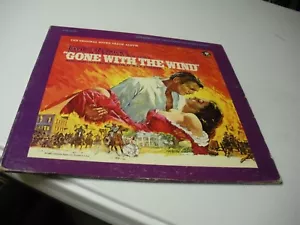 Gone With The Wind The Original Soundtrack LP 1967 With Playbill Program VG+ - Foto 1 di 7