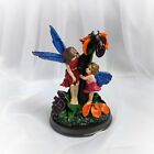 Mother and Child Woodland Fairies Figurine Ornament Statue Custom Hand Painted