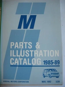 USED GM M Parts and Illustration Catalog 1985-1989. - Picture 1 of 8