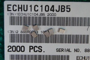 [100pcs] 100nF 16V 5% capacitor stacked PPS low ESR 1210 ECHU1C104JB5 Panasonic - Picture 1 of 1