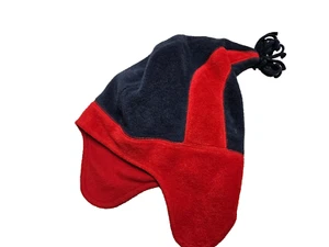 Gap Red Blue Fleece Hat Cap With Tassels On Top size 4/5 - Picture 1 of 3