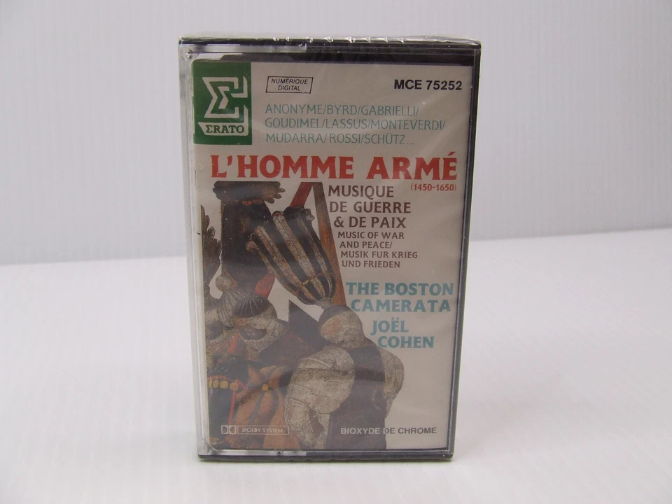L'Homme Arme - Music of War and Peace (Cassette) Joel Cohen, The Boston Camerata - Image 1 of 4