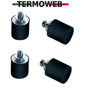 SUPPORTI PIEDINI ANTIVIBRANTI KIT 4PZ PER CONDIZIONATORE CLIMATIZZATORE - Foto 1 di 1