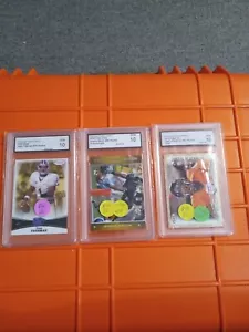 NFL Graded Rookie Card Lot (3) - Picture 1 of 5