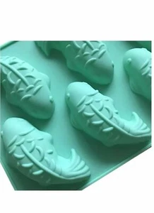 Molde 3D Goldfish Koi silicona chocolate hágalo usted mismo molde de gelatina 6 cavidades - Imagen 1 de 2