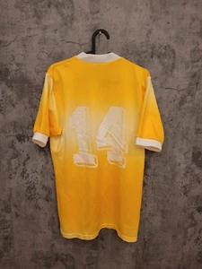 Originales Vintage Erima Trikot kurzarm 1980er Jahre West Germany Gr.M "14" - Bild 1 von 11