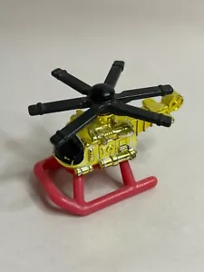 1996 Micro Machines Exploration Sea GOLD HELICOPTER by Galoob TFTP04 - Picture 1 of 3