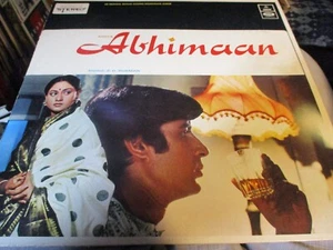 1973 S.D. BURMAN Abhimaan Bollywood Soundtrack India Import LP Odeon 4183 VG/VG+ - Picture 1 of 4