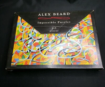 Alex Beard Impossible 25 x 17 Puzzle 315 Piece Colorful Abstract Art 2008 - Image 1 of 4
