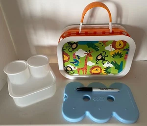 New Orange YUBO Complete Lunch Box Set--ship free - Picture 1 of 3