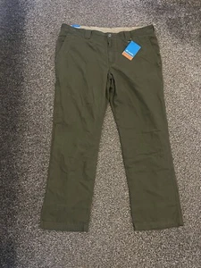 Columbia ROC gefütterte Herrenhose grün Hose W42 L32 Walking Omni Shade - Bild 1 von 9