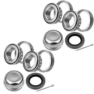L44643 Seal 1.250'' Trailer Hub Wheel Bearing Set For 2000# EZ Lube Axles 1.00'' - Picture 1 of 6