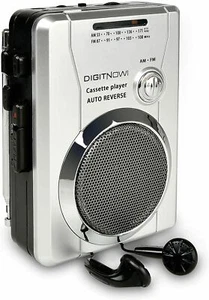 AM/FM Portable Pocket Radio and Voice Audio Cassette Recorder Built-in Speaker - Picture 1 of 7