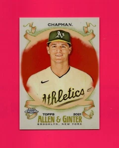 2021 Topps Allen & Ginter Cromo Arancione Rifrattore #56 Matt Chapman 14/25 - Foto 1 di 2