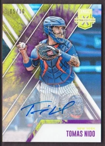 2017 Elite Extra Edition Baseball AUTO Tie Dye #57 Tomas Nido 05/10 - Picture 1 of 2