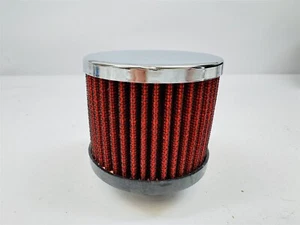 Chrome 3" Push In ValveCover Filter Breather 1-1/4" Washable SB BB Chevy 350 454 - Bild 1 von 4