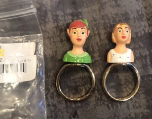 Juego de 2 anillos Les Nereides N2 Peter Pan & Wendy Reino Unido talla M (52) - Imagen 1 de 6