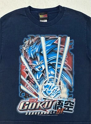 Camiseta Goku Gráfica Anime Ropa de Calle Dragon Ball Z Años 2000 Y2K 2004 De Colección, XS S Foto 1 de 4