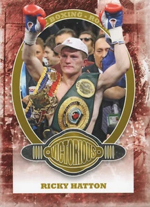 RINGSIDE 2011 BOXING ROUND 2 RICKY HATTON #187 GOLD PARALLEL /9 - Picture 1 of 2