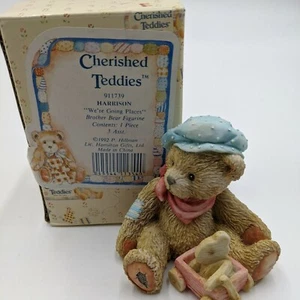 Figurina Enesco Cherished Teddies 911739 Harrison We're Going Places 1992 - Foto 1 di 9