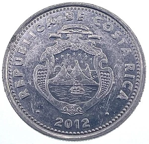 World Coin: 2012 Costa Rica - 10 colones - Circulated (SKU 46) - Picture 1 of 4
