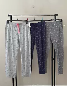 Lot of 3 Jenni by Jennifer Moore Sz M Jogger & Full Length Pajama Pants Bundle - Picture 1 of 11