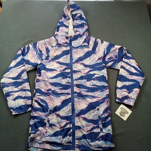 Little Giants Giant Shorties Jacket Youth Large Blue Pink Windbreaker Colorful - Picture 1 of 14