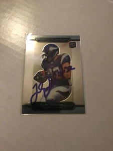 Minnesota Vikings TOBY GERHART Signed Card - Picture 1 of 1