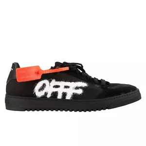 OFF WHITE Virgil Abloh Vintage Look MA Spray Sneaker Schuhe Schwarz 44 UK 10 - Bild 1 von 7