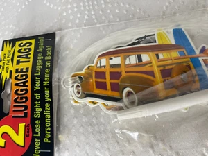 Chevrolet Fleetmaster Woodie Luggage Tags Station Wagon Golf Bag/ Backpack x 2 - Picture 1 of 3